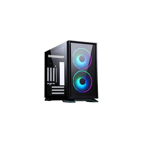 Case GALAXY 2Q - ITX Mini Tower, 2x12cm ARGB fan, 2xUSB3, 2x Front Panel, Side Glass