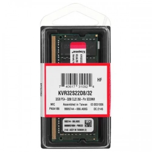 SO DIMM DDR4 32GB 3200MHZ KINGSTON