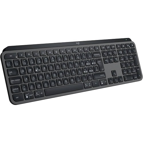 TASTIERA LOGITECH MX KEYS S WIRELESS RETROILLUMINATA, BLUETOOTH, USB-C