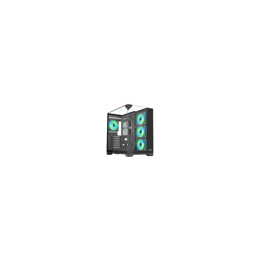 CASE DARK CAVE PANO ATX- 4x12cm ARGB fan- 2xUSB3- Type-C