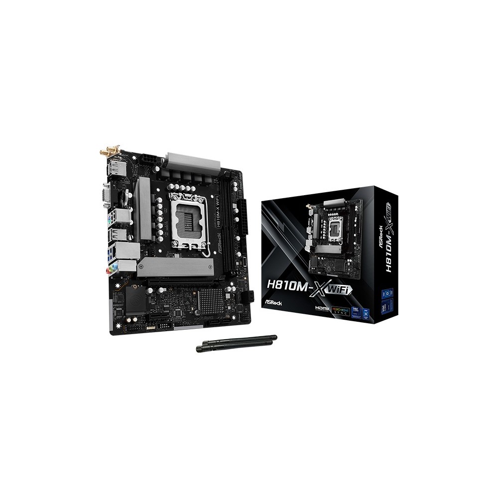 MB ASROCK H810M-X WIFI 2*DDR5