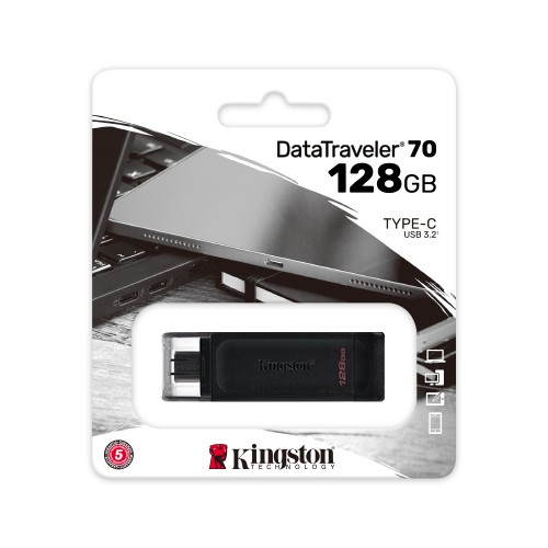 PEN DRIVE 128GB OTG USB TYPE C NERO KINGSTON