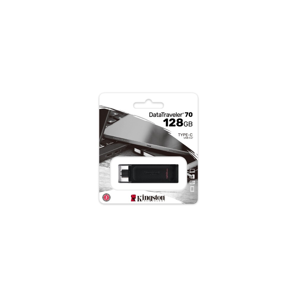 PEN DRIVE 128GB OTG USB TYPE C NERO KINGSTON