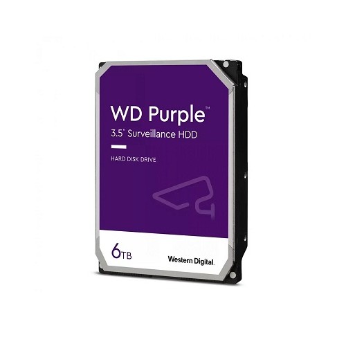 HDD INT 3,5 WD Purple 6TB - 6Gb/s Sata III 256MB