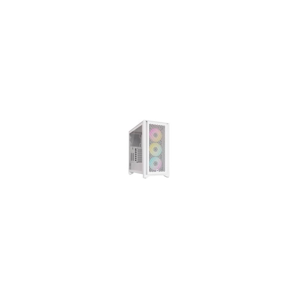 CASE CORSAIR 4000D RGB Airflow Tempered Glass - Bianco con Finestra